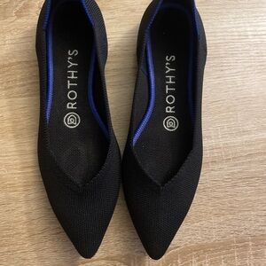 Rothy's Black and Blue Women's Flats